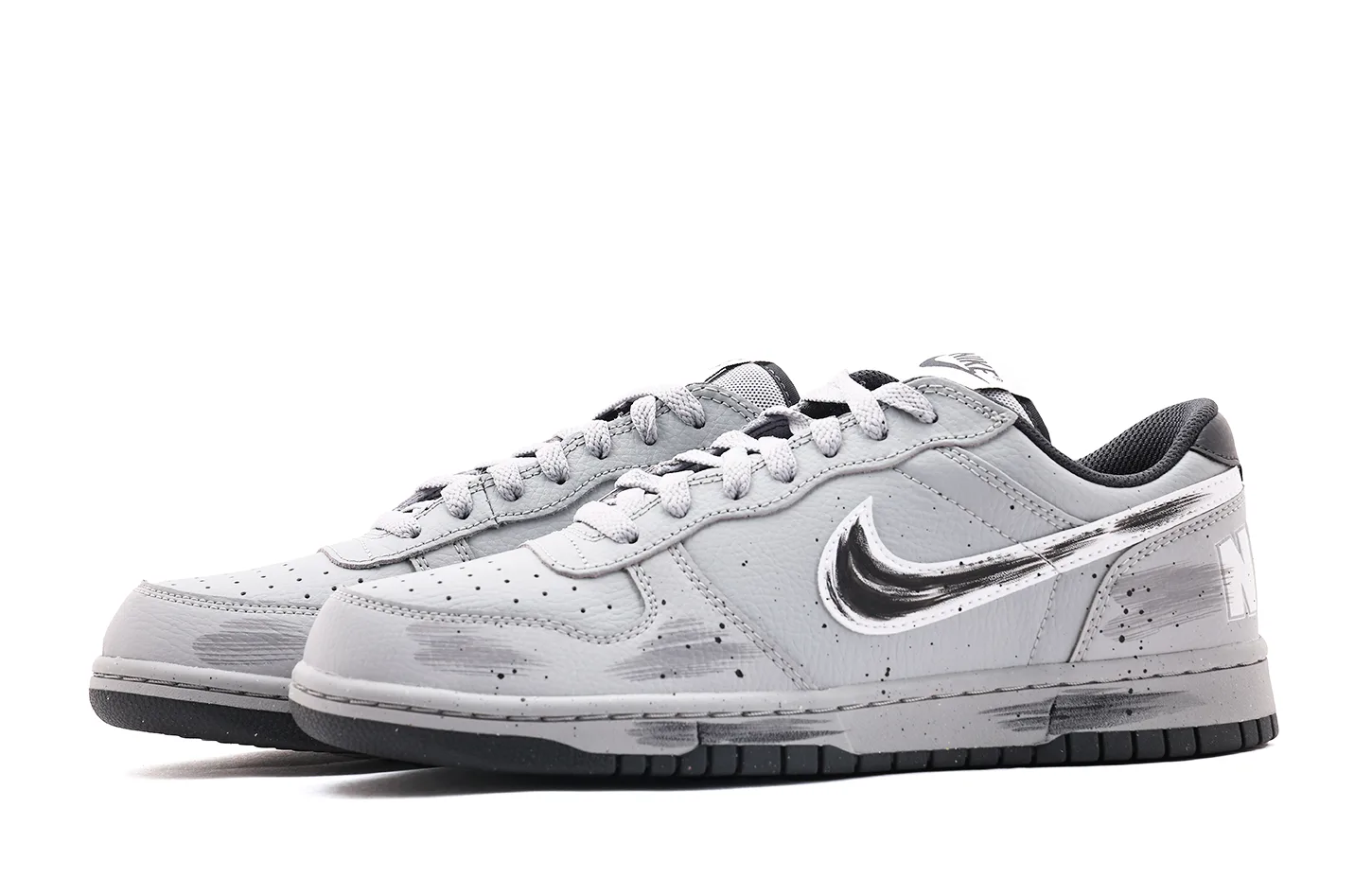 Nike Dunk Cushioning Coverage Abrasion Resistant Low top кроссовки для скейтбординга Unisex Gray — фото 4