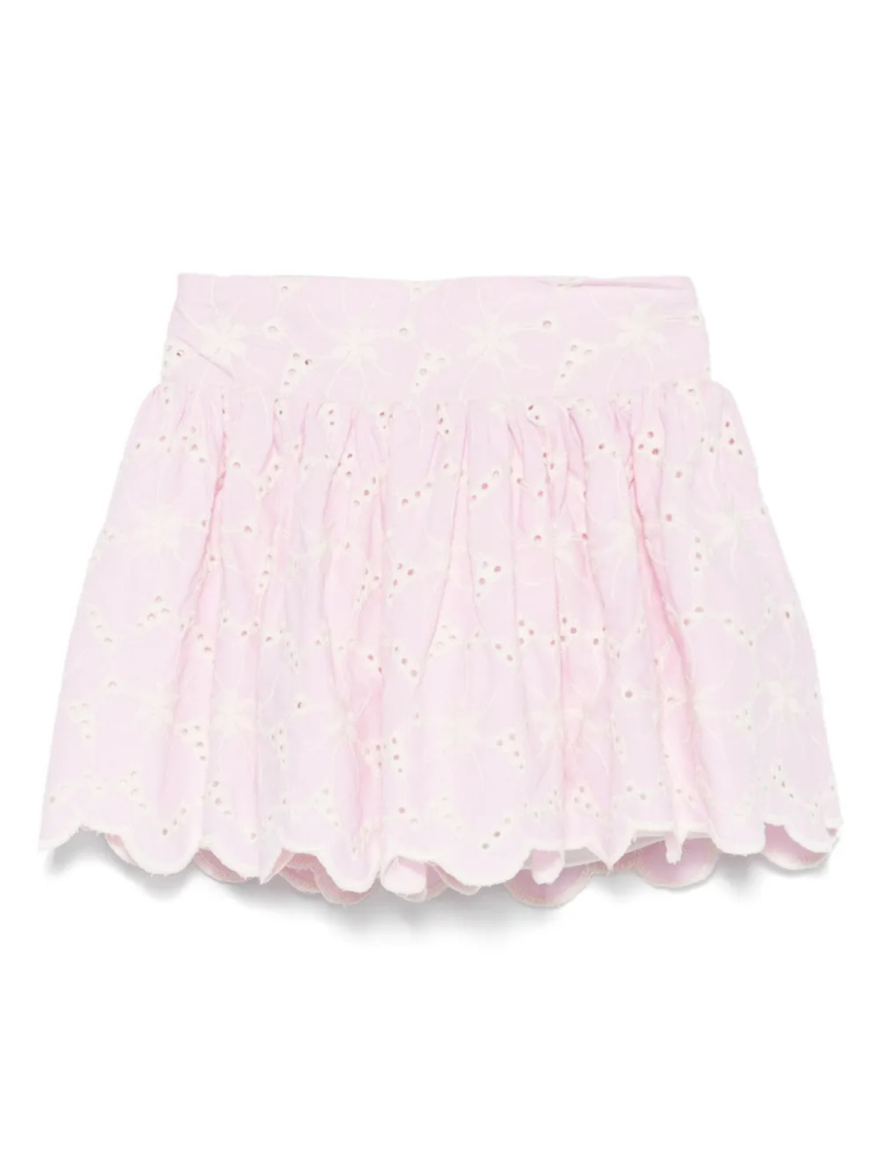 

Miss Grant Kids юбка с английской вышивкой, розовый