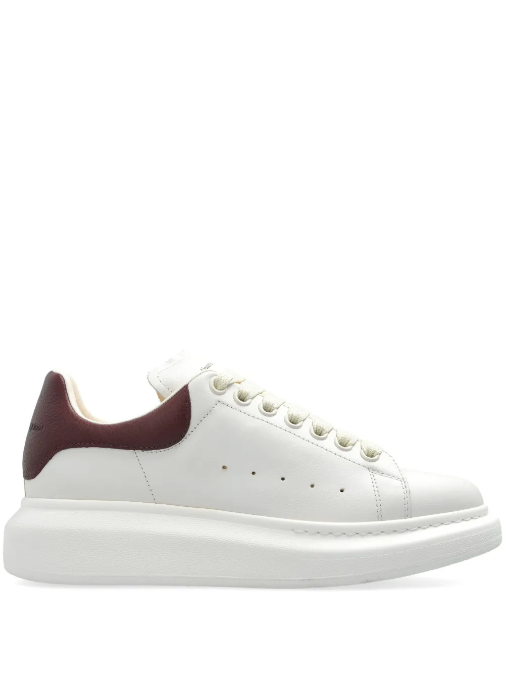 Кожаные кроссовки Alexander McQueen, белый