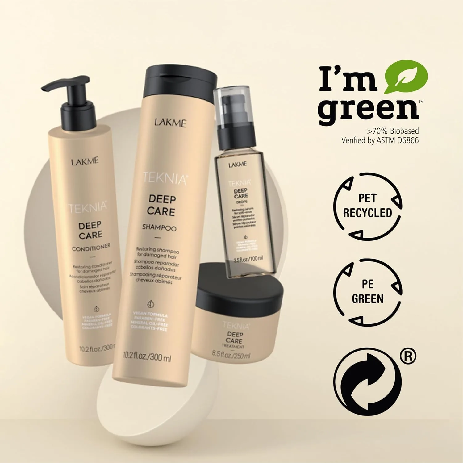 Шампунь Lakmé Teknia Deep Care, восстанавливающий шампунь для поврежденных волос. 302 мл (.) — фото 4