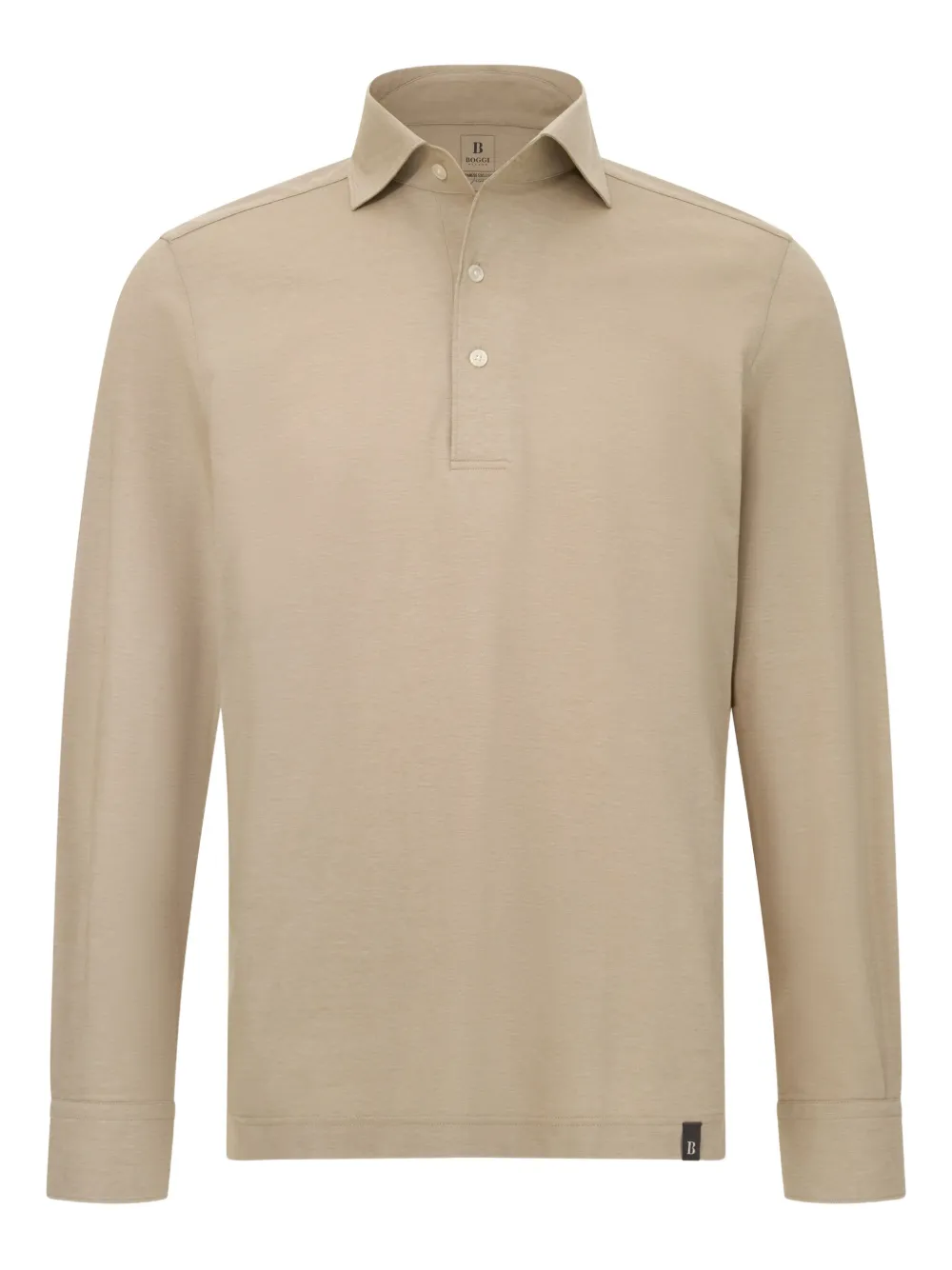 

Рубашка поло с длинными рукавами Boggi Milano, нейтральный