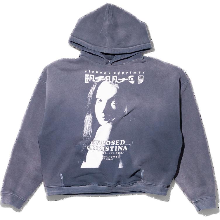 

Толстовка с открытым вырезом Christina ENFANTS RICHES DEPRIMES, серо-черная