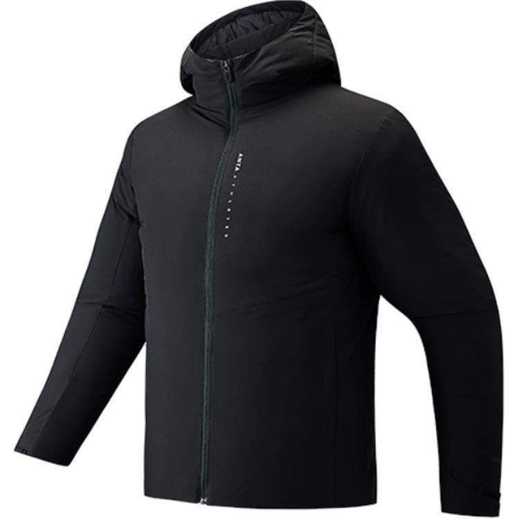 

ANTA Разнообразие тренировочной коллекции Пуховик мужской базовый черный, Basic Black