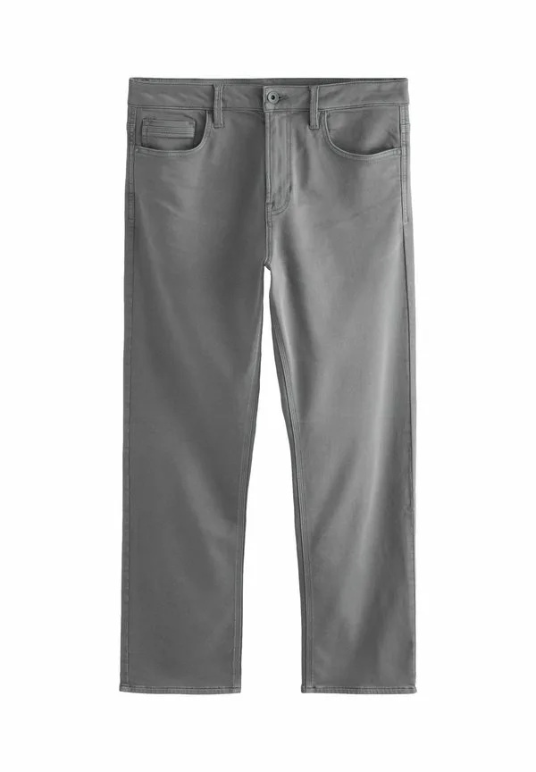 Удобные эластичные джинсы прямого кроя Next, Grey Charcoal — фото 4