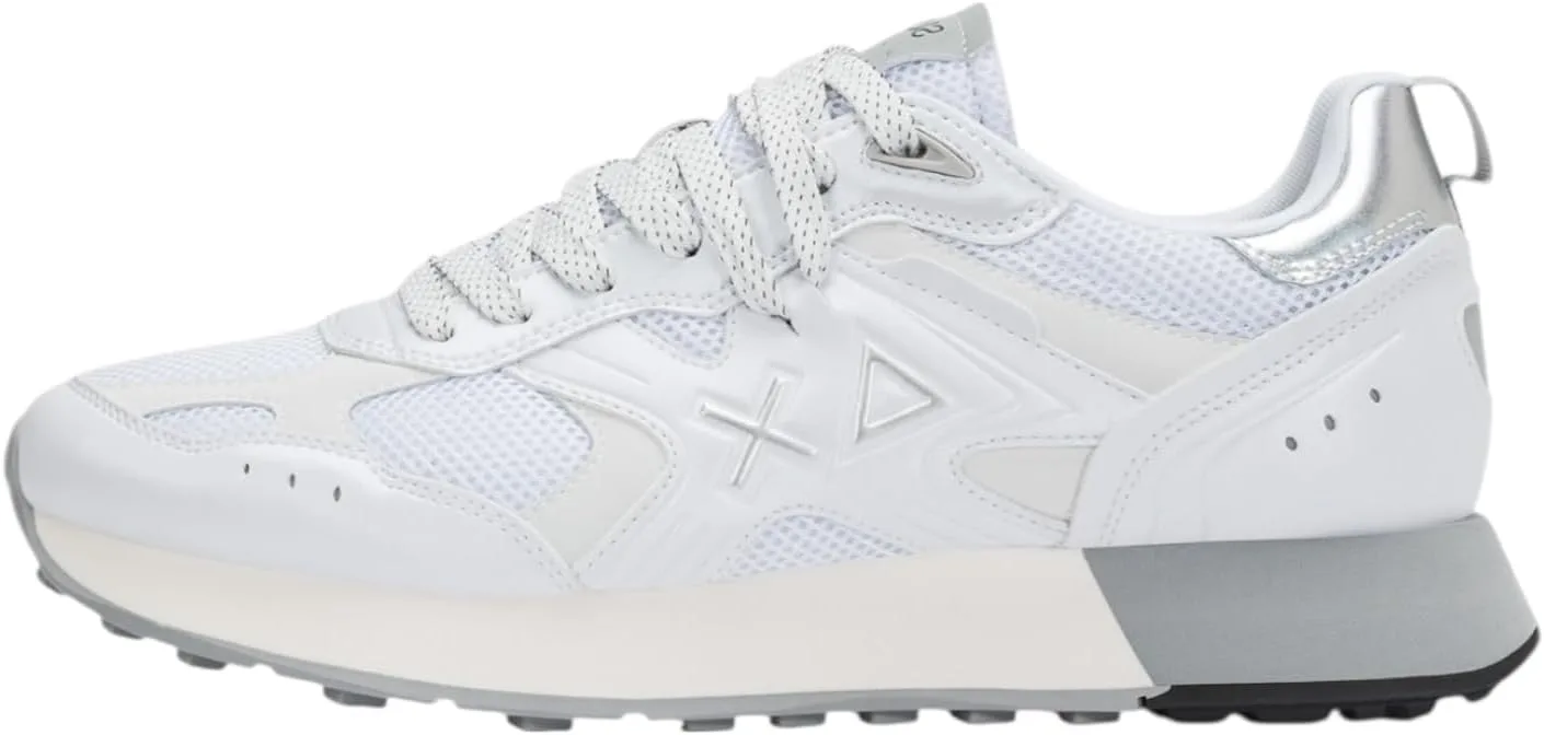 Мужские повседневные кроссовки SUN68 Jaki 2.0 Silver Mesh Z36119, белый