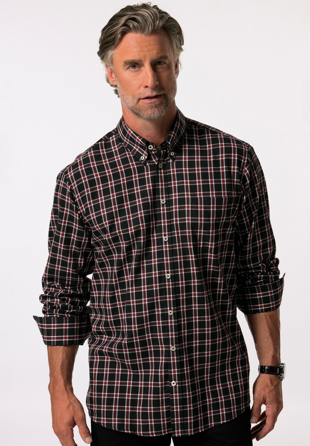 

Рубашка KARO LANGARM BUTTONDOWN-KRAGEN COMFORT FIT BOSTON PARK, черный