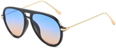 

Мужские солнцезащитные очки большого размера для женщин, металлические оправы, качественные мужские солнцезащитные очки для вождения, защита от УФ-излучения UV400 MTZJH, Blue