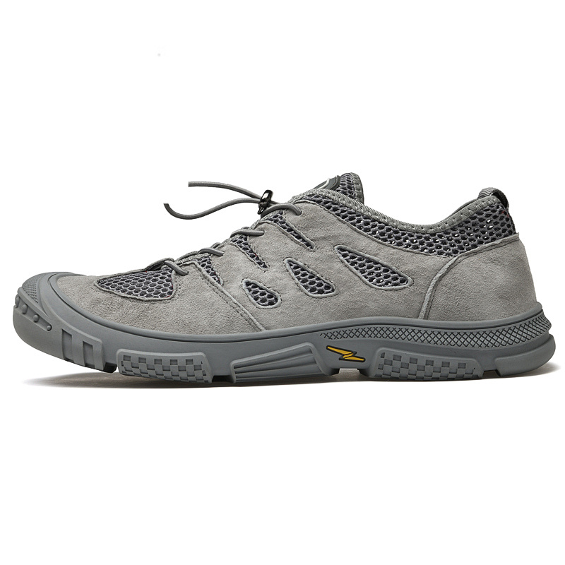 

Кроссовки мужские треккинговые Hiking / Trekking Shoes Men Low-Top Laorentou, цвет Sand