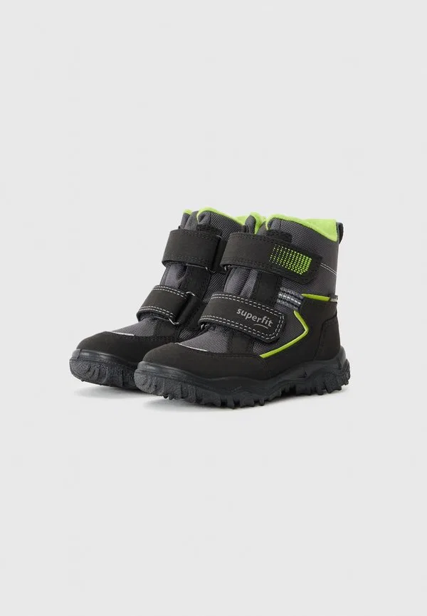 Кроссовки goretex husky hightop Superfit, Schwarz/Hellgrün — фото 2