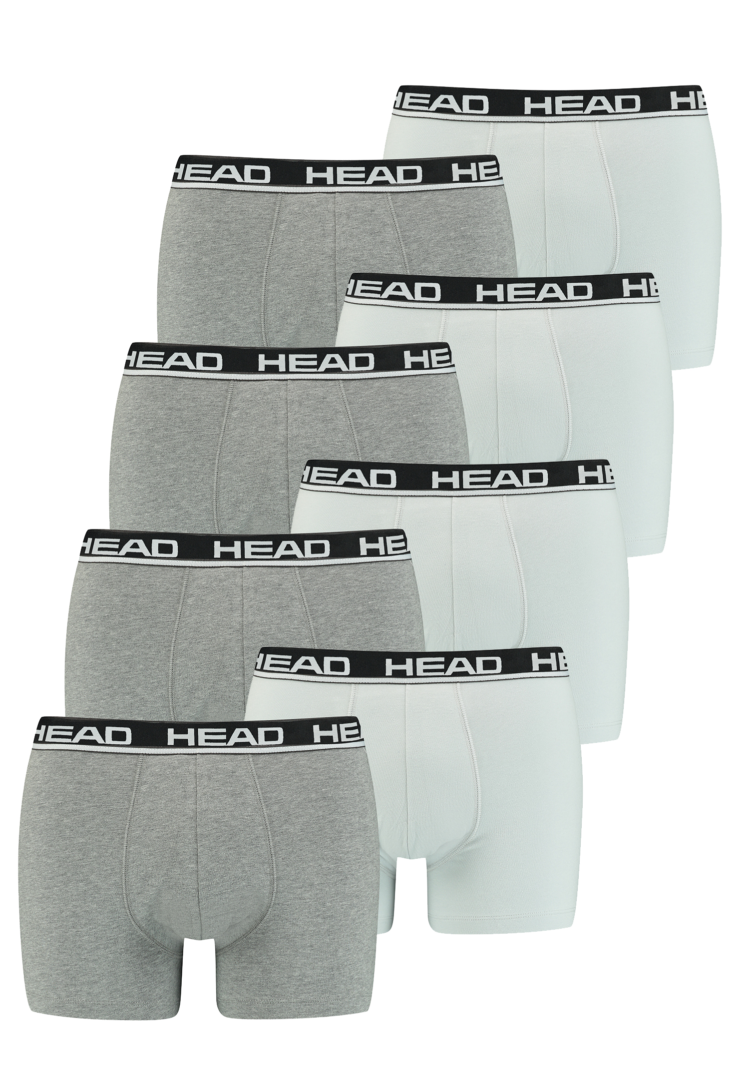 

Боксеры HEAD Boxershorts Head Basic Boxer 8P, цвет 012 - Grey combo