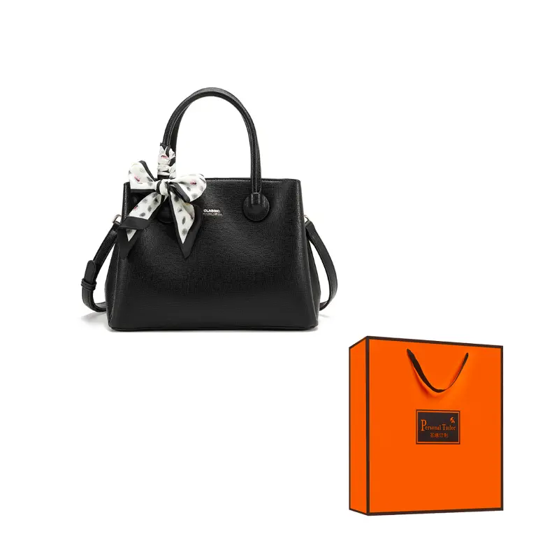 

PAYOT Микрофиберовая искусственная кожаная сумка через плечо, Black