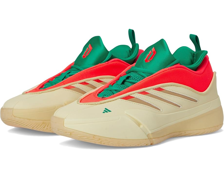Кроссовки adidas Dame 9 Basketball Shoes, цвет Warm Vanilla/Lucid Red/Warm Sandstone