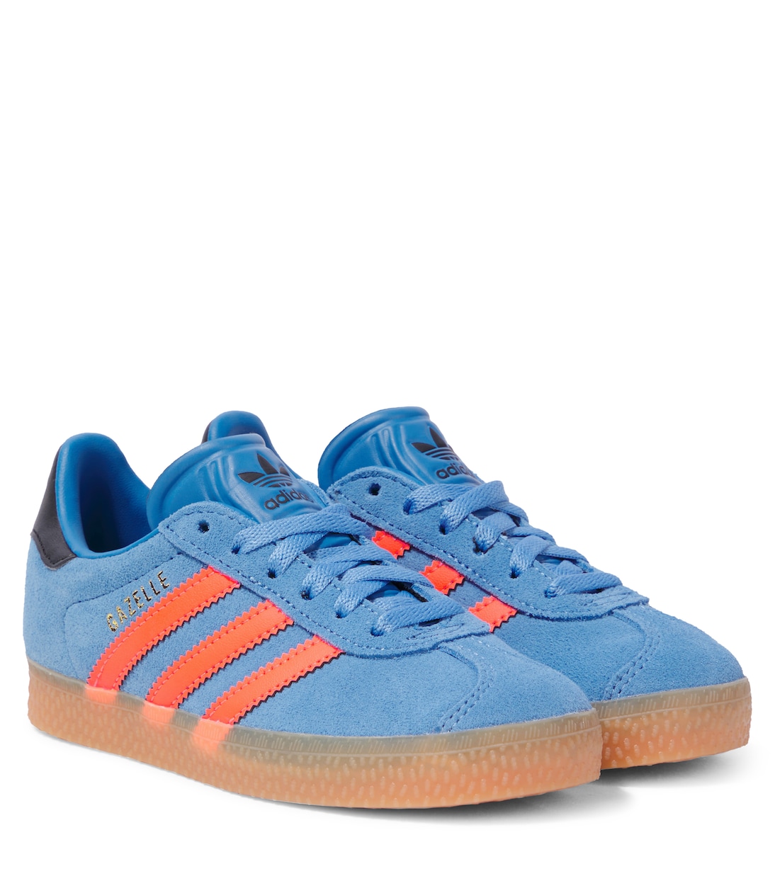 

Gazelle замшевые кроссовки Adidas Originals Kids, Focus Blue/Solar Orange