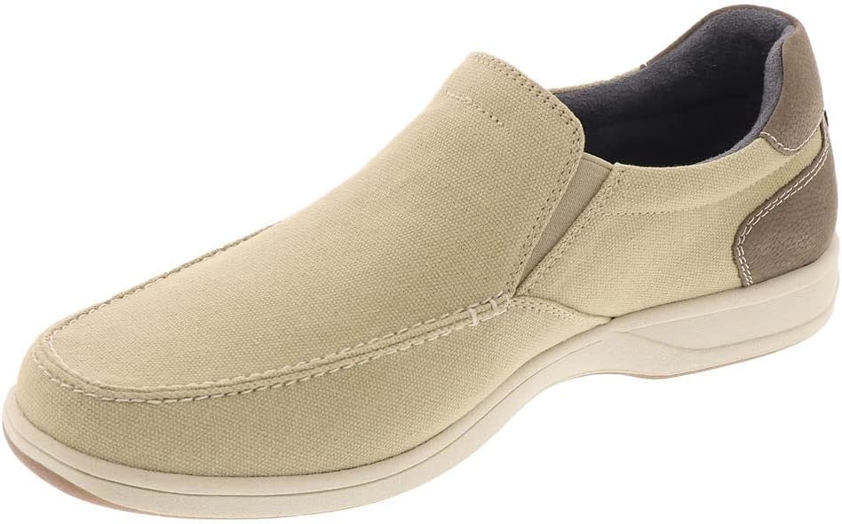 Мужские мокасины Florsheim, Lakeside из холщовой ткани, песочный — фото 4