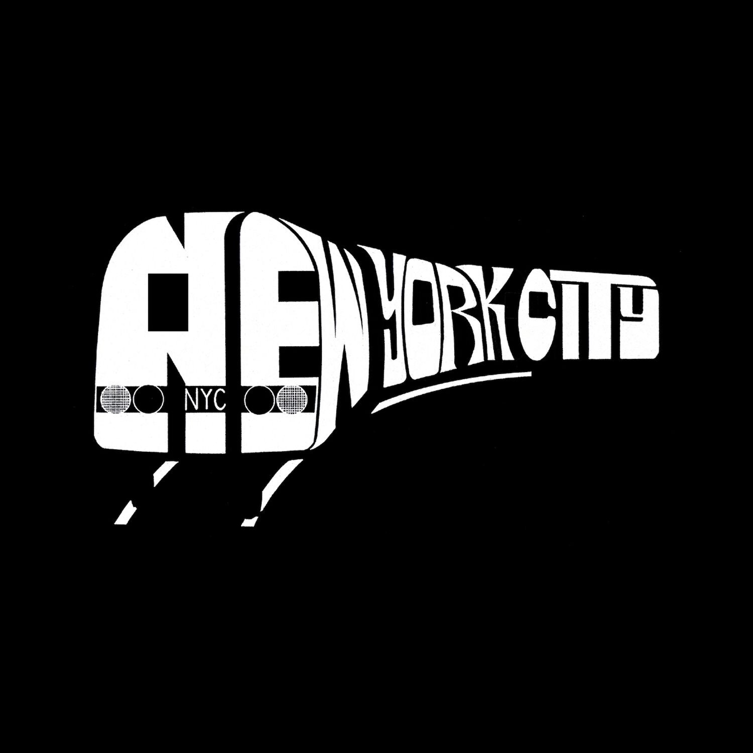 

NYC Subway — мужская футболка с рисунком Word Art LA Pop Art, черный