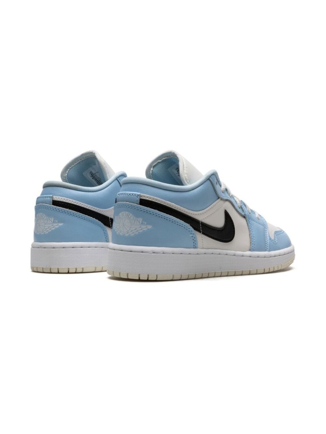 Кроссовки Air Jordan 1 Low Ice Blue Jordan Kids, синий — фото 3