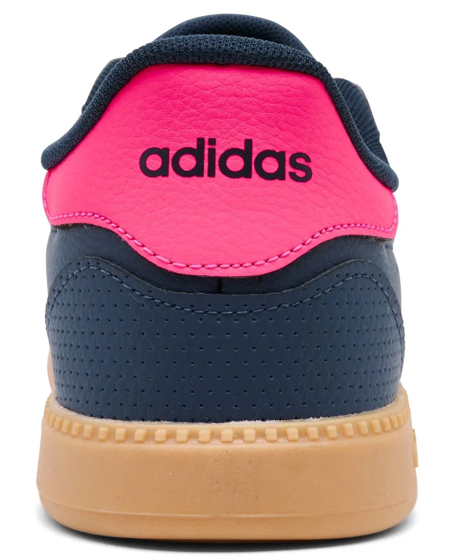 Детские стильные повседневные кроссовки Breaknet от Finish Line для подростков Adidas, розовый — фото 4