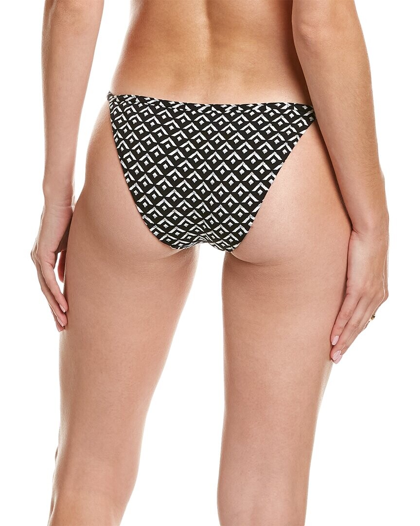 

Низ бикини Lulu в однотонную полоску Solid & Striped, черный