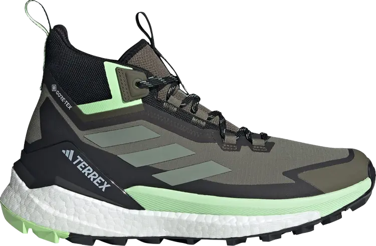 

Кроссовки Terrex Free Hiker GORE-TEX 2.0 'Olive Strata Silver Green', зеленый