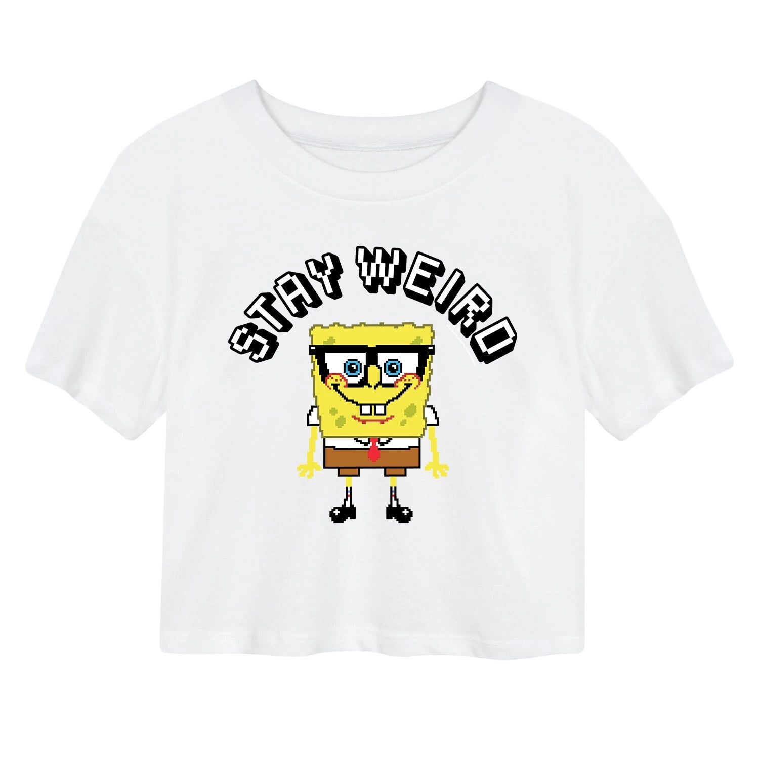 

Детская укороченная футболка Sponge Bob SquarePants Weird Licensed Character
