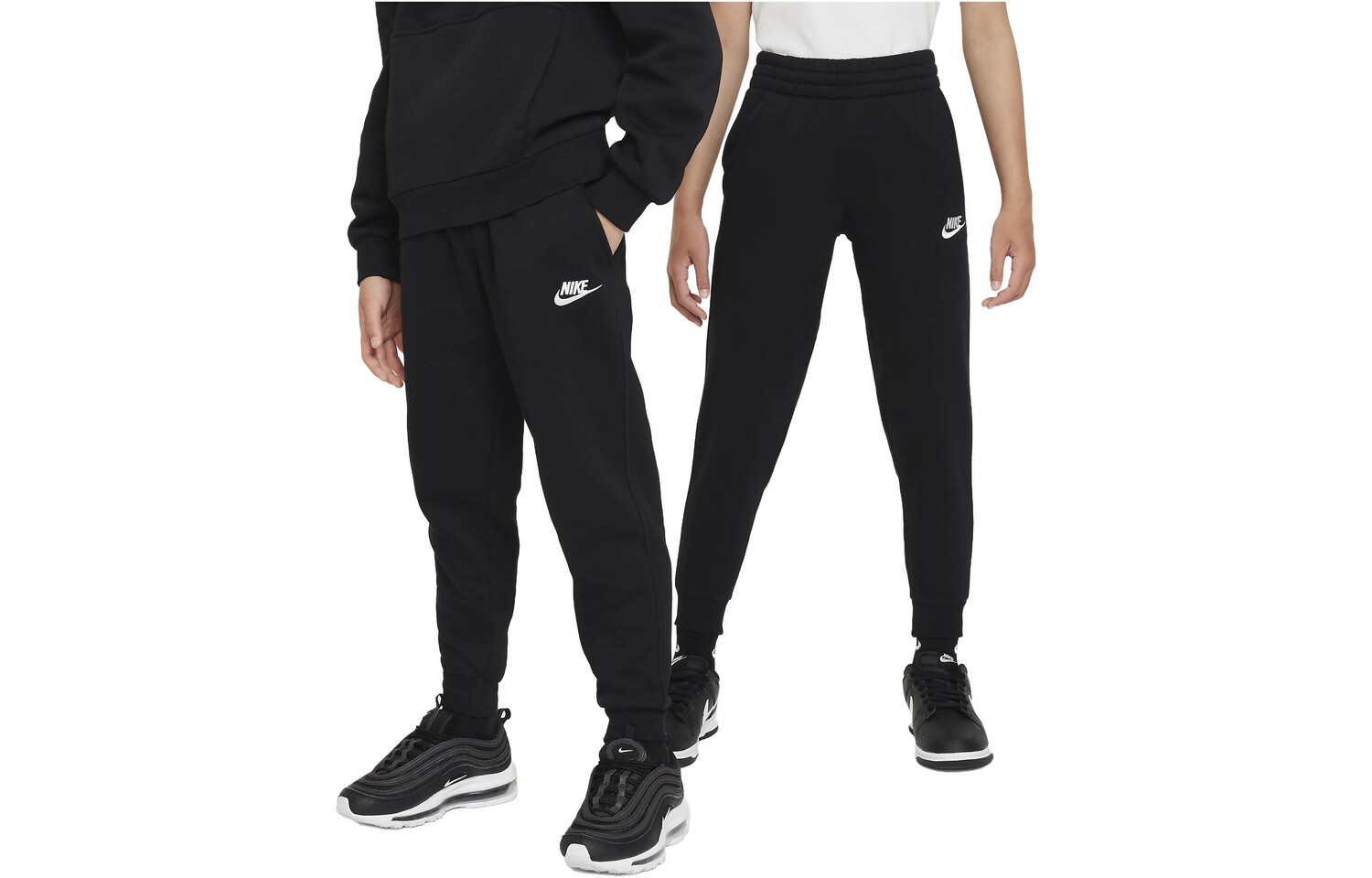 

Детские трикотажные спортивные штаны Nike, черный