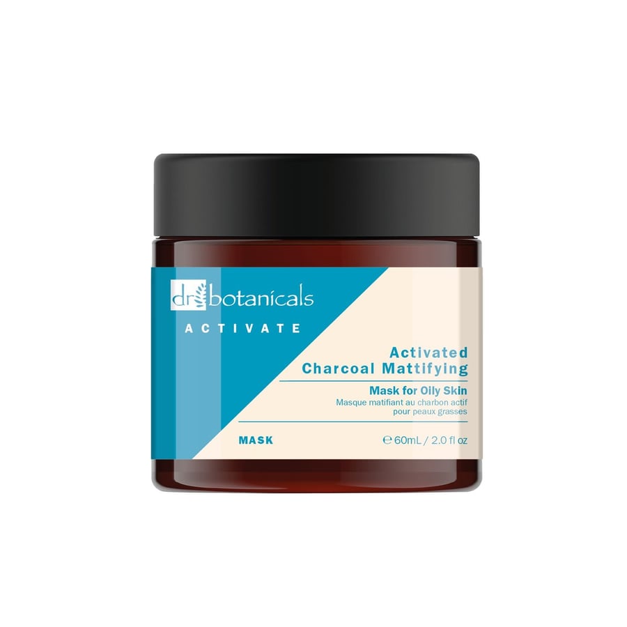 

Dr Botanicals, Матирующая маска с активированным углем для жирной кожи, 60 мл