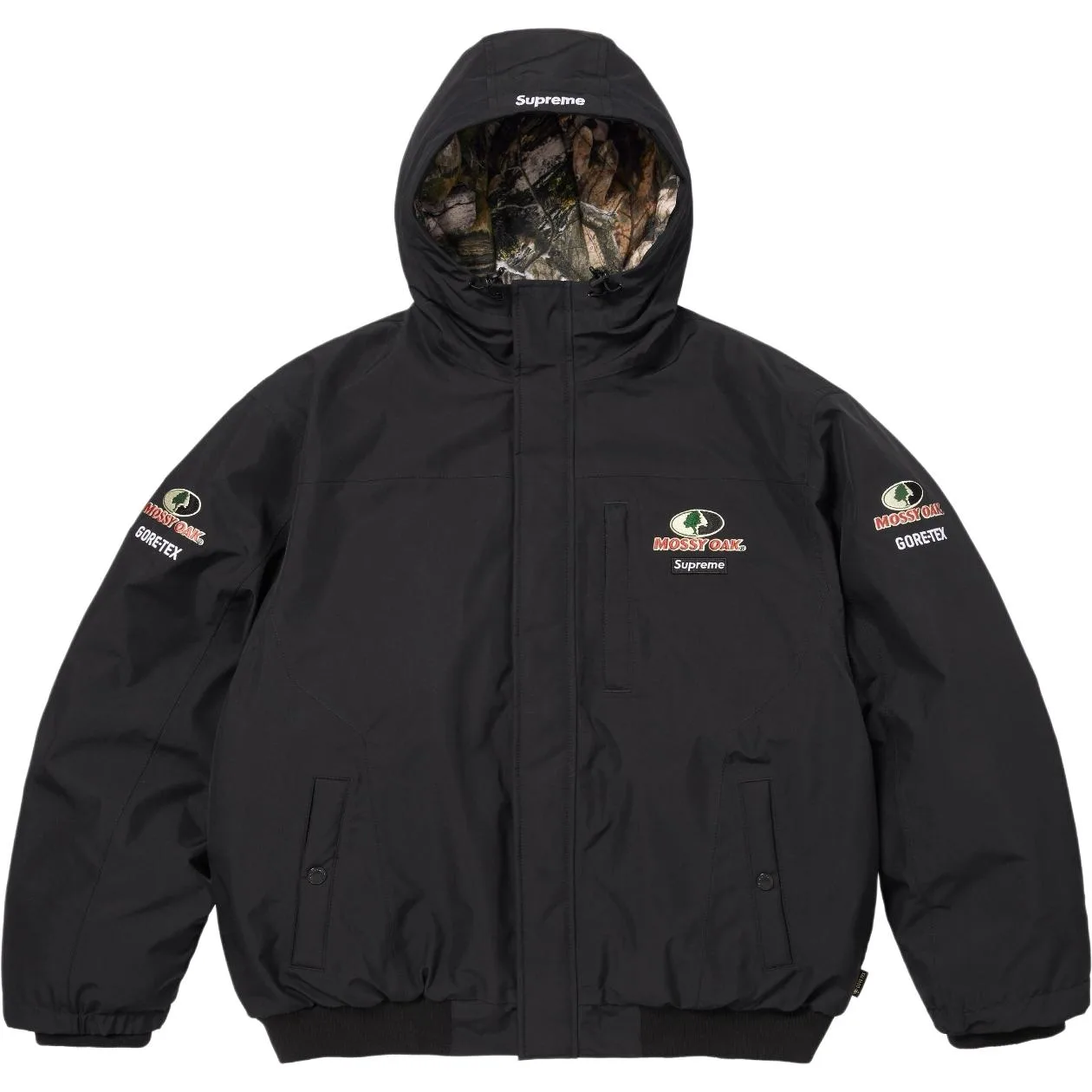 Куртка GORE TEX Mossy Oak Supreme, черный