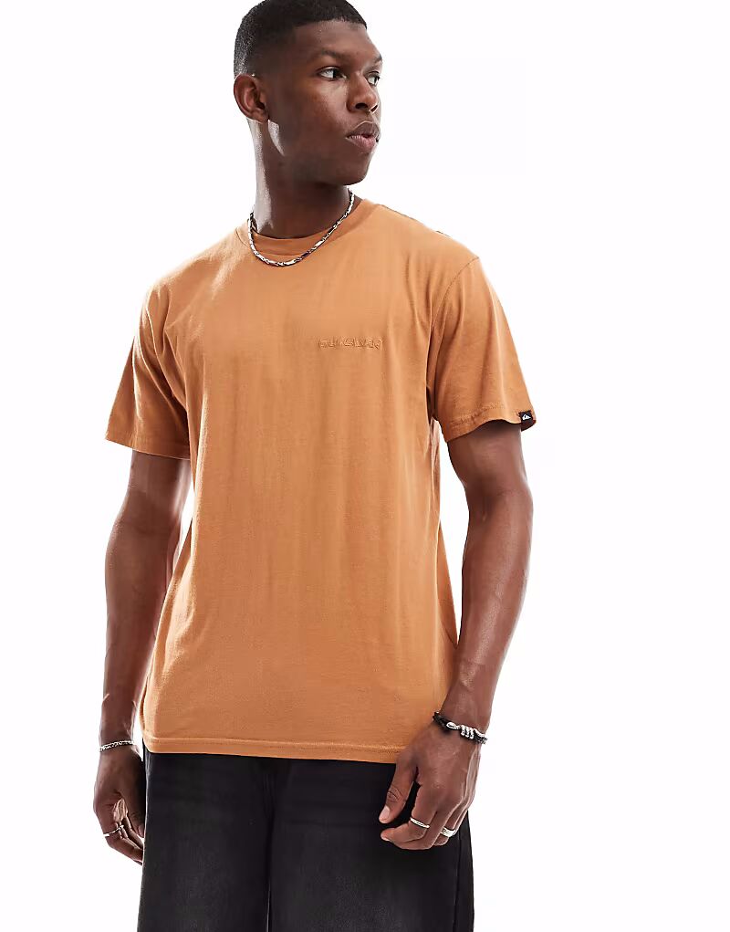 

Футболка Quiksilver с коротким рукавом цвета Bran