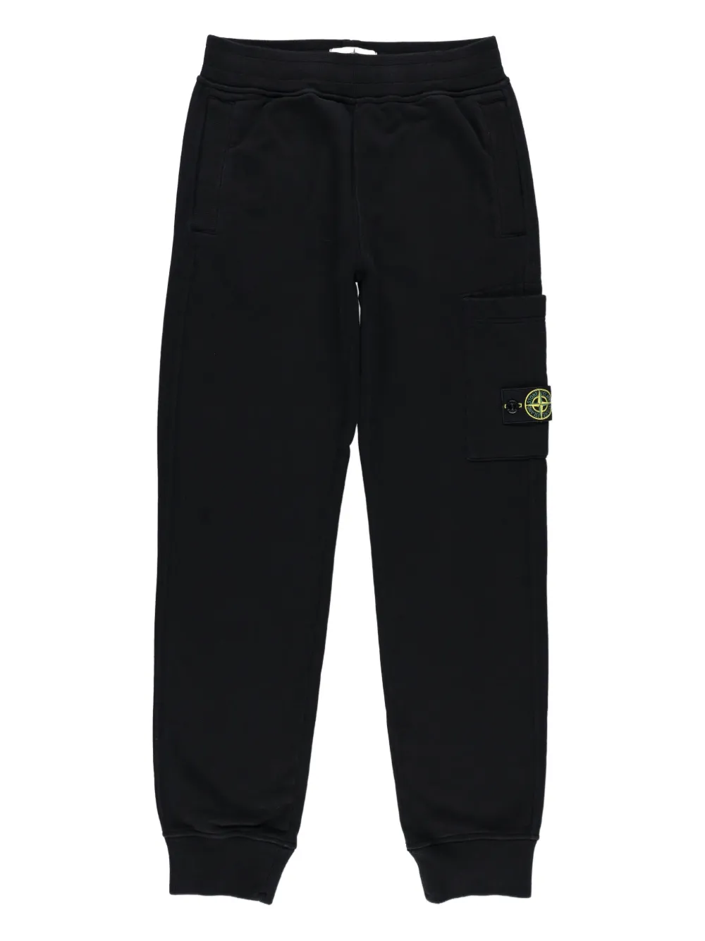 

Спортивные брюки с накладными карманами Stone Island Junior, черный