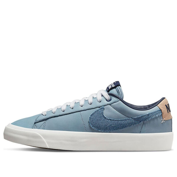 

Кроссовки blazer low gt sb 'light denim' Nike, синий