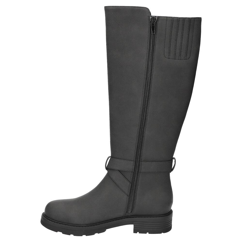 Женские нескользящие высокие сапоги Easy Street Austyn Easy Works, цвет Brown Stretch — фото 3