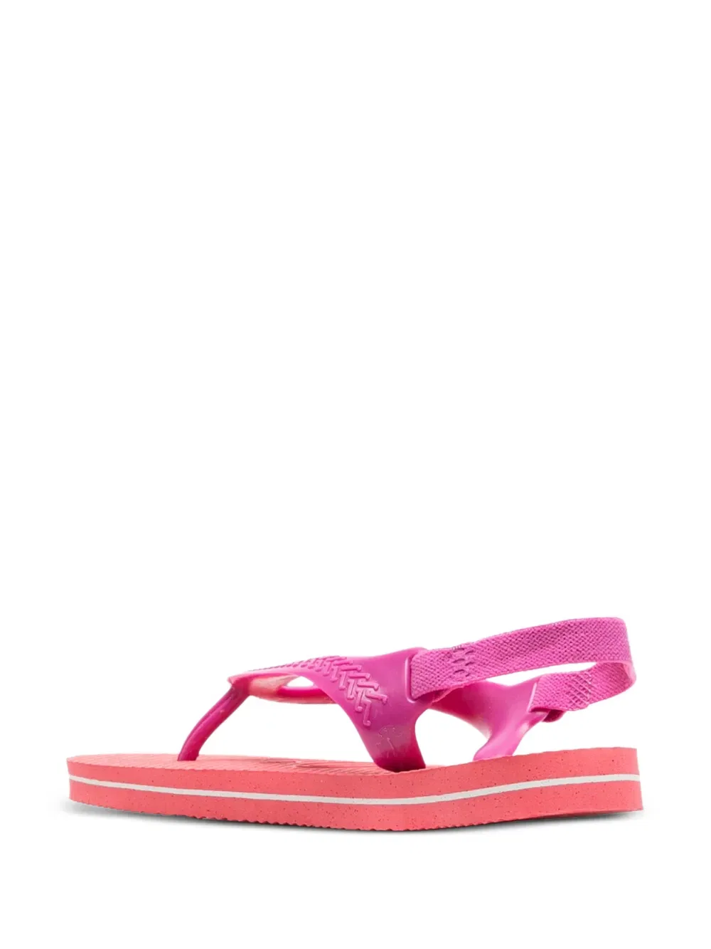 Сандалии с открытой пяткой и логотипом Havaianas Kids, розовый — фото 2