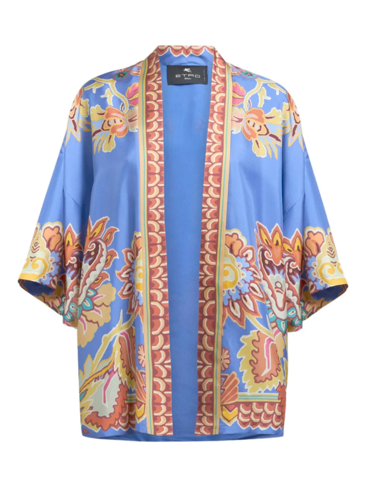 

ETRO твиловый жакет, синий