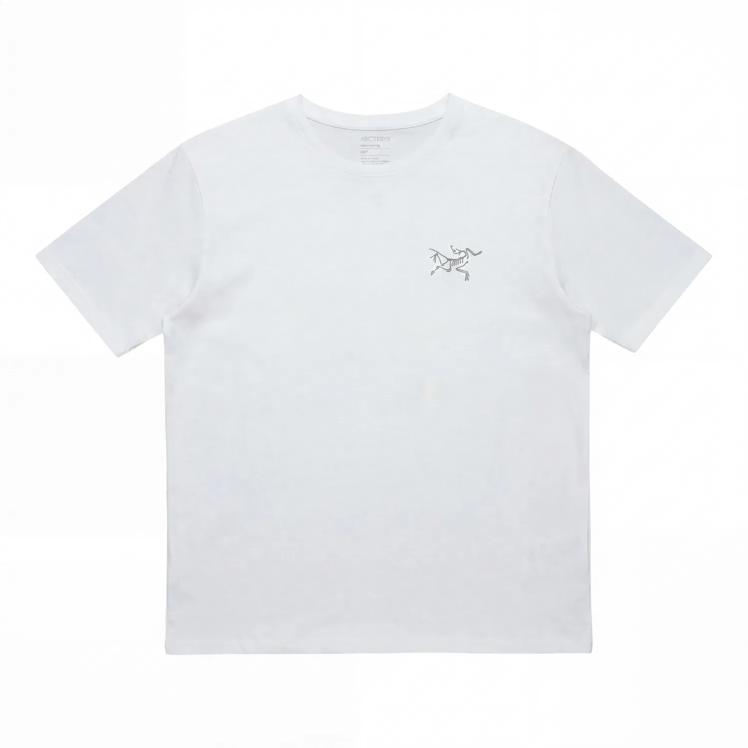 Футболка с круглым вырезом Arcteryx Ivory White/White Light — фото 4