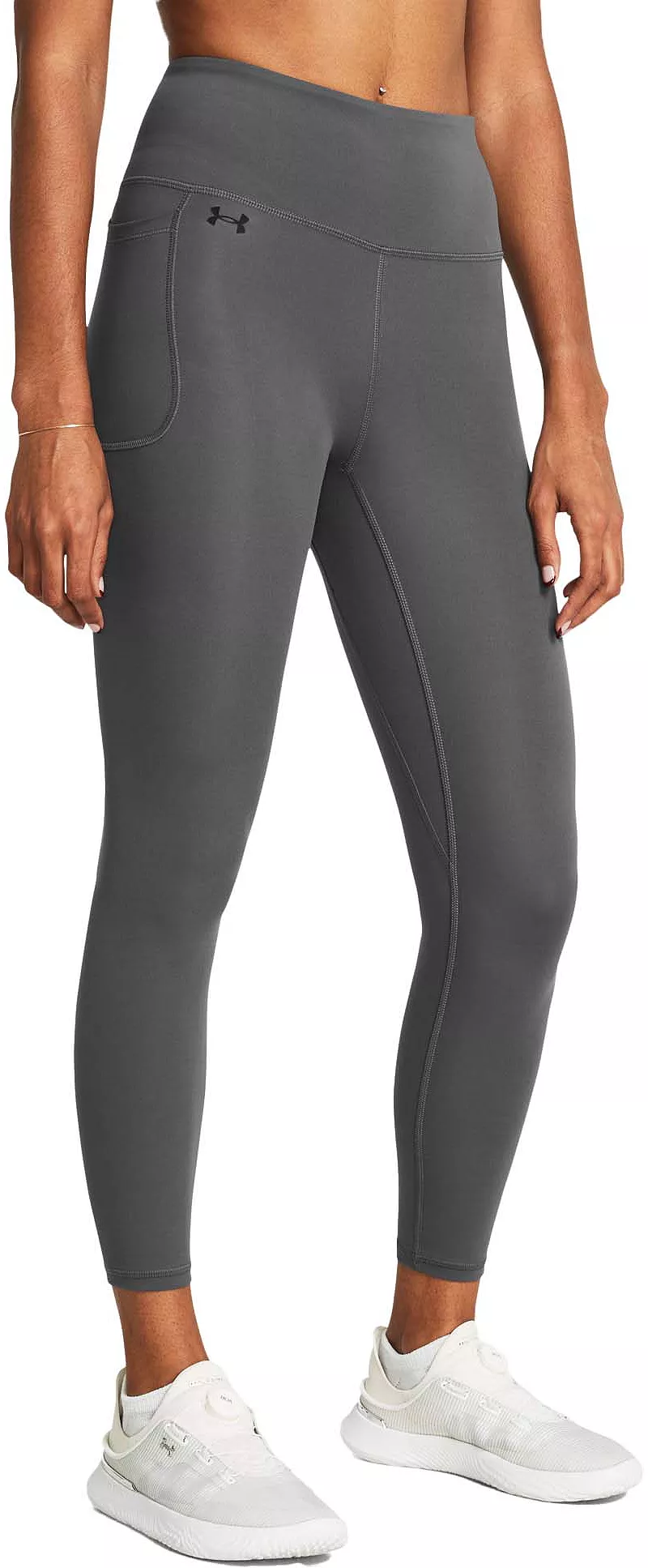 

Женские леггинсы до щиколотки Under Armour, цвет Castlerock/Black