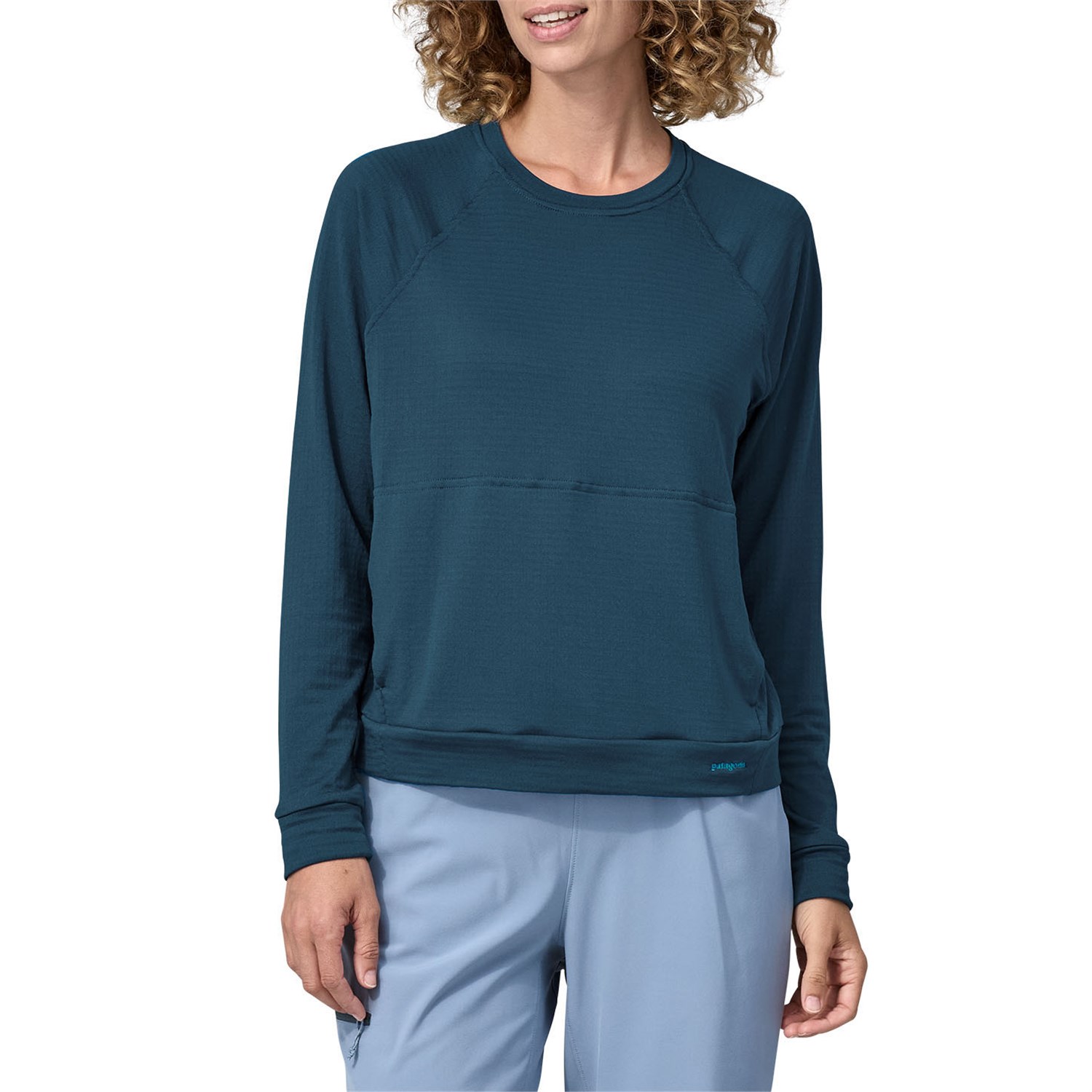 

Топ Patagonia Capilene Thermal Long-Sleeve Crew, цвет Lagom Blue