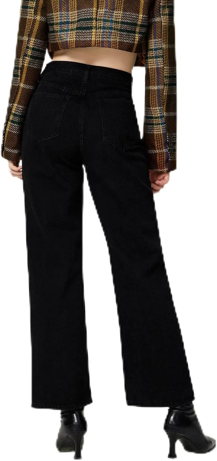 

Женские джинсы Wide Leg High Waisted Baggy с эффектом потертости