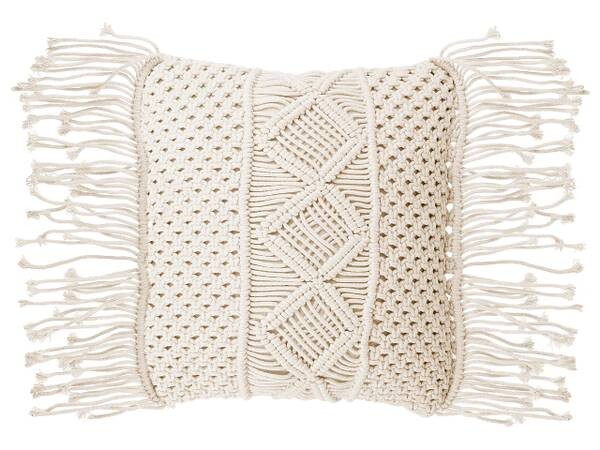 

Декоративная подушка Beliani YORTAN, 40x45x45 см цвет beige/creme