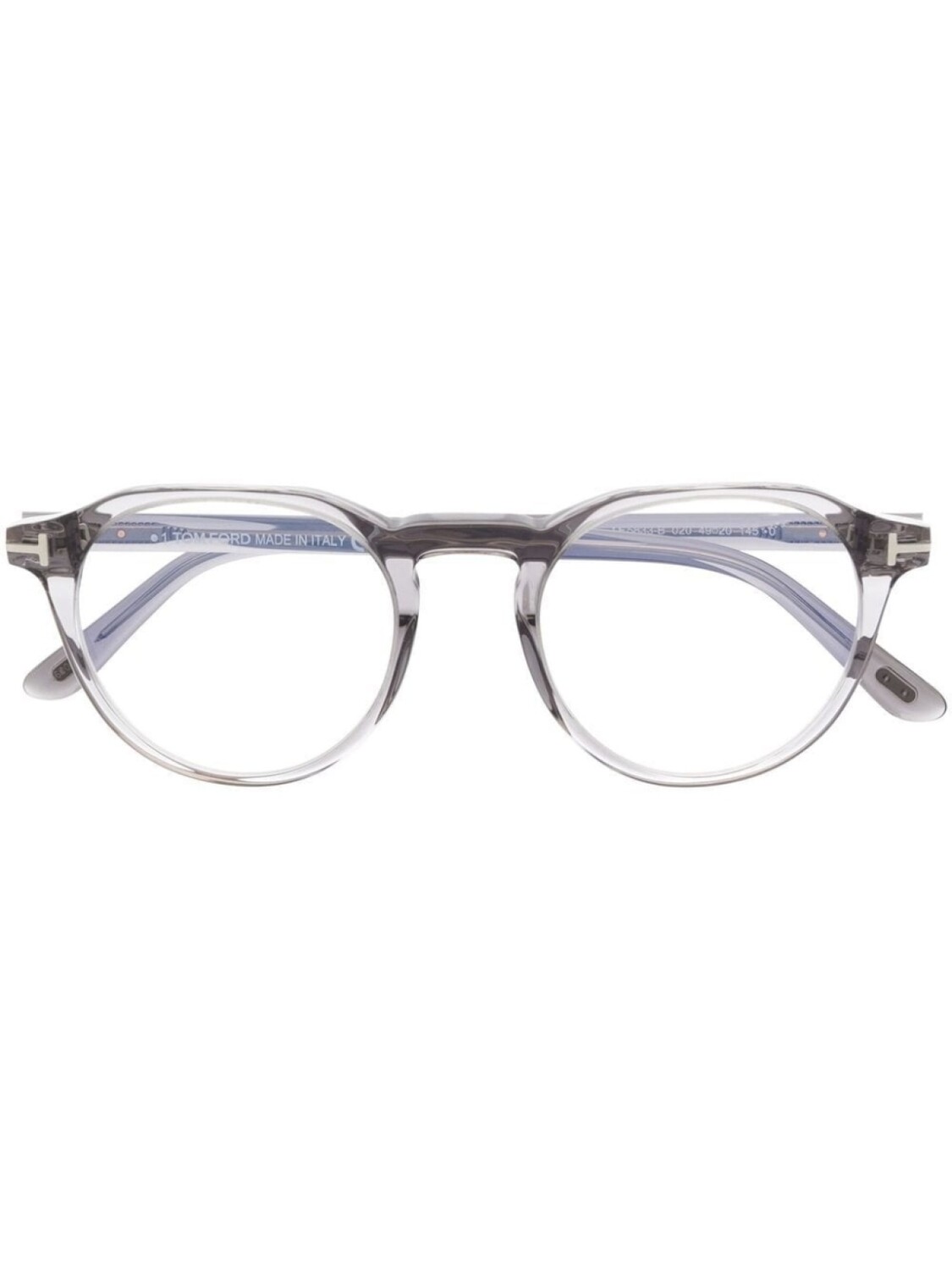 

TOM FORD Eyewear очки FT5833B в круглой оправе, серый
