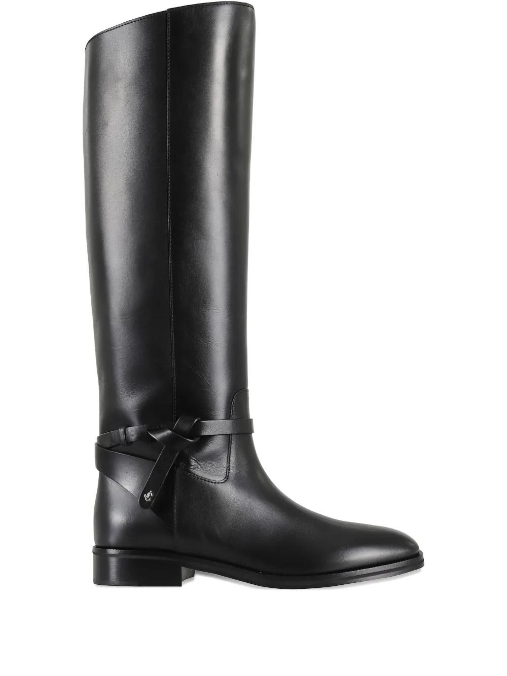 Кожаные ботинки Lawton JIMMY CHOO, черный