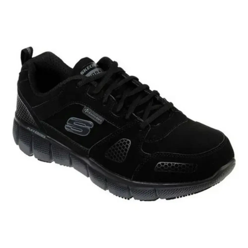 Скечерс Ворк Телфин Тордд ESD кроссовки мужские черные прогулочные Skechers — фото 3