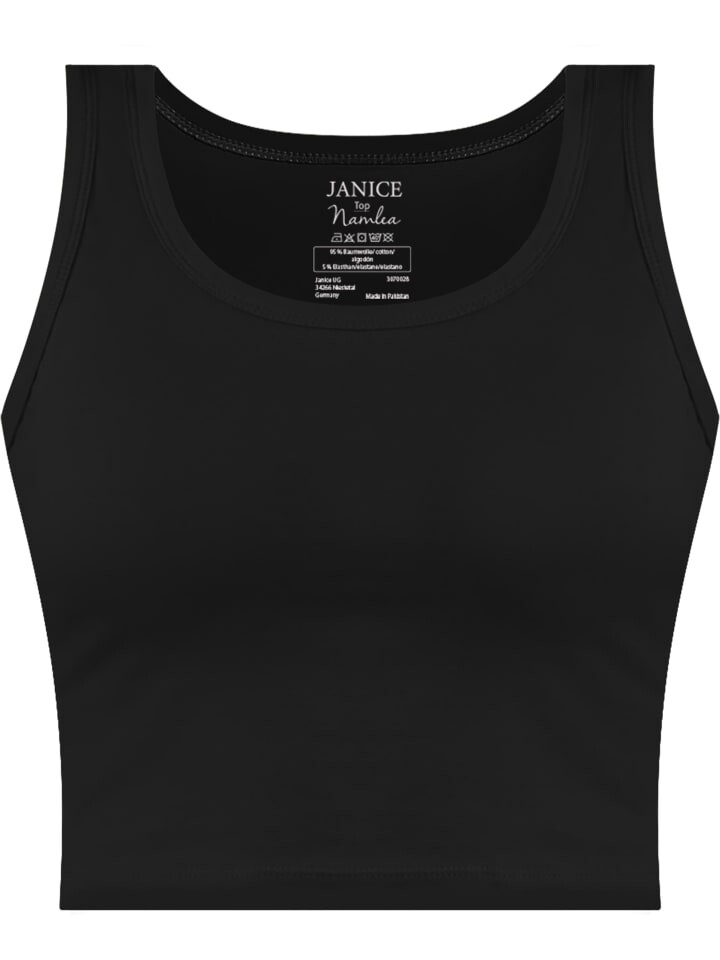 

Топ Janice Damen crop Namlea, черный