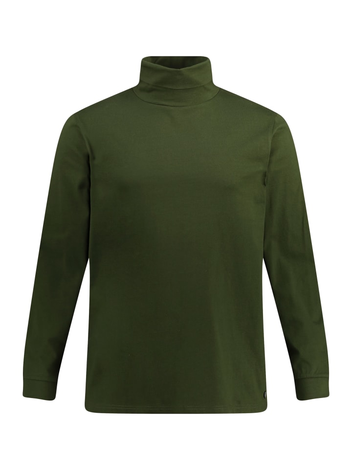 

Футболка с короткими рукавами оливкового цвета JP1880, Зеленый, Футболка с короткими рукавами оливкового цвета JP1880