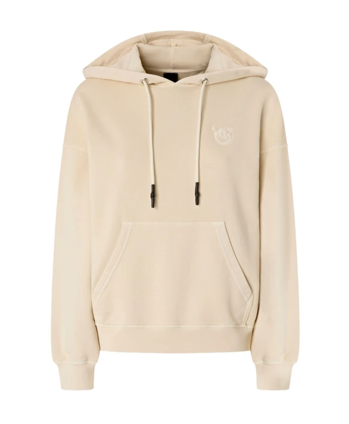 

Бежевый шелково-нейлоновый свитер Pinko, бежевый