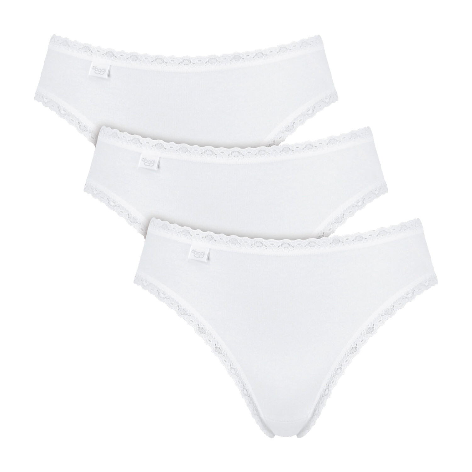 

Трусы Sloggi 3er Pack 24/7 Cotton Lace, белый