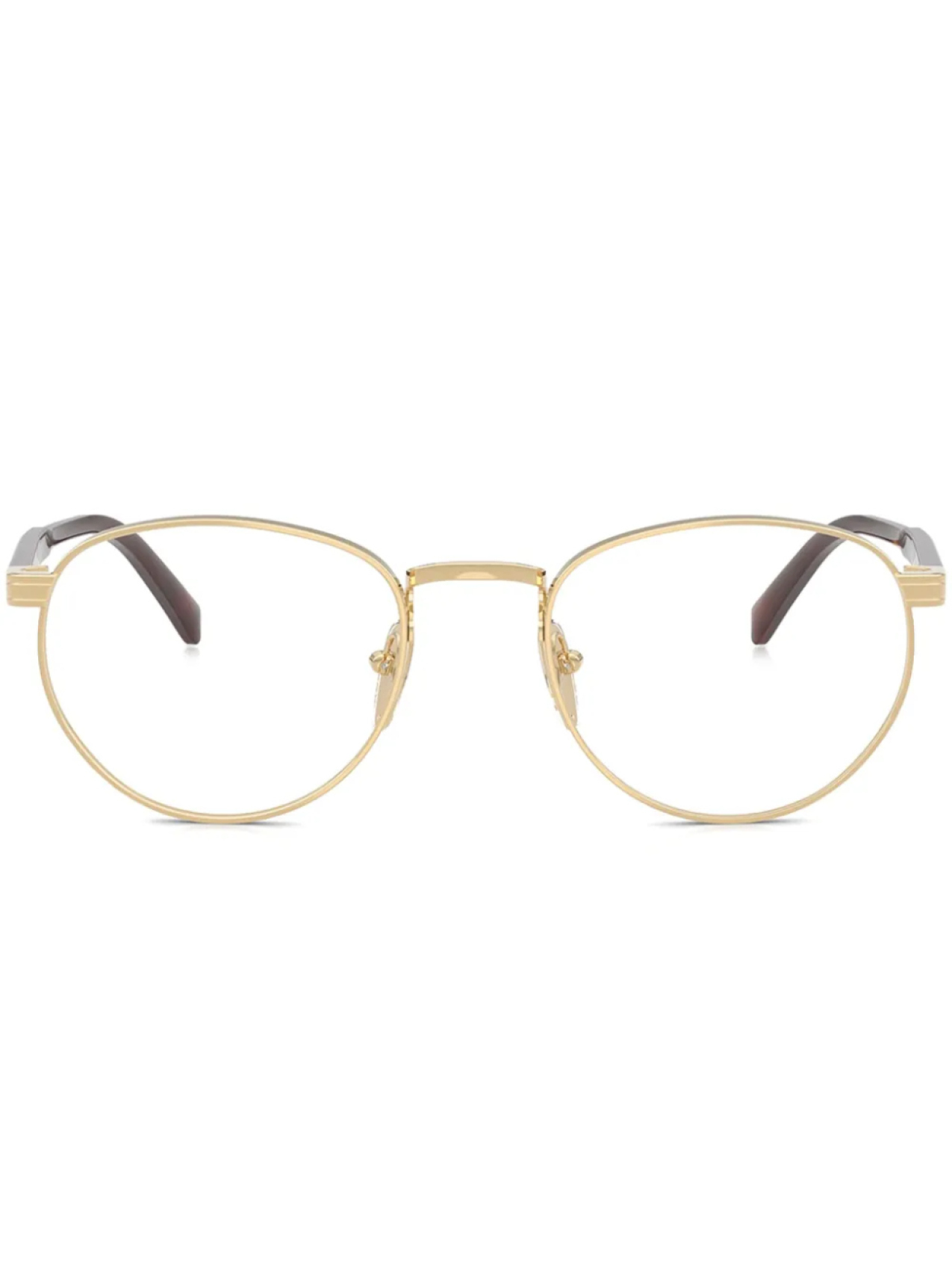 

Prada Eyewear очки в круглой оправе, золотой