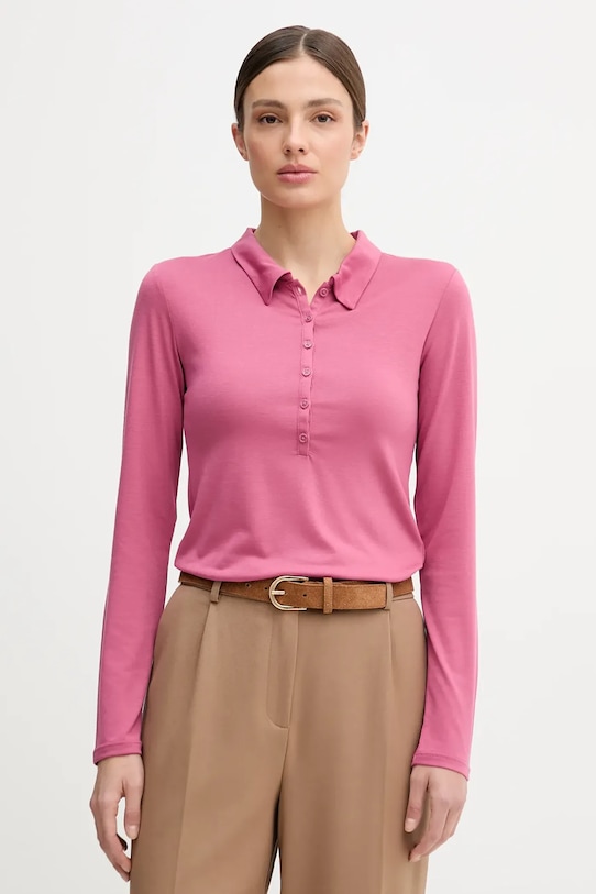 

Лонгслив United Colors of Benetton, розовый