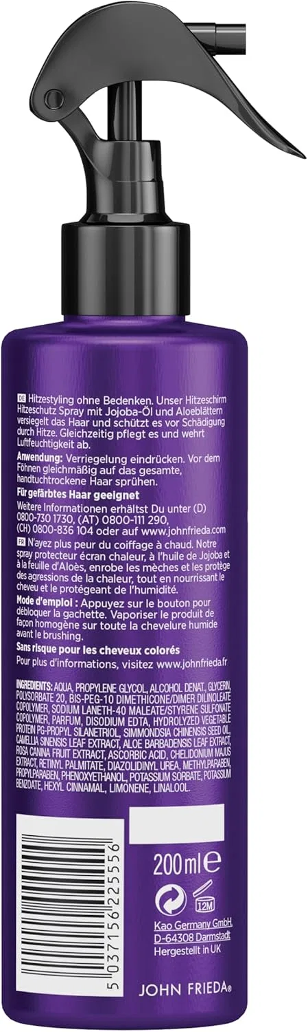 Термозащитный спрей John Frieda Frizz Ease с маслом жожоба и алоэ, 200 мл John Frieda — фото 2