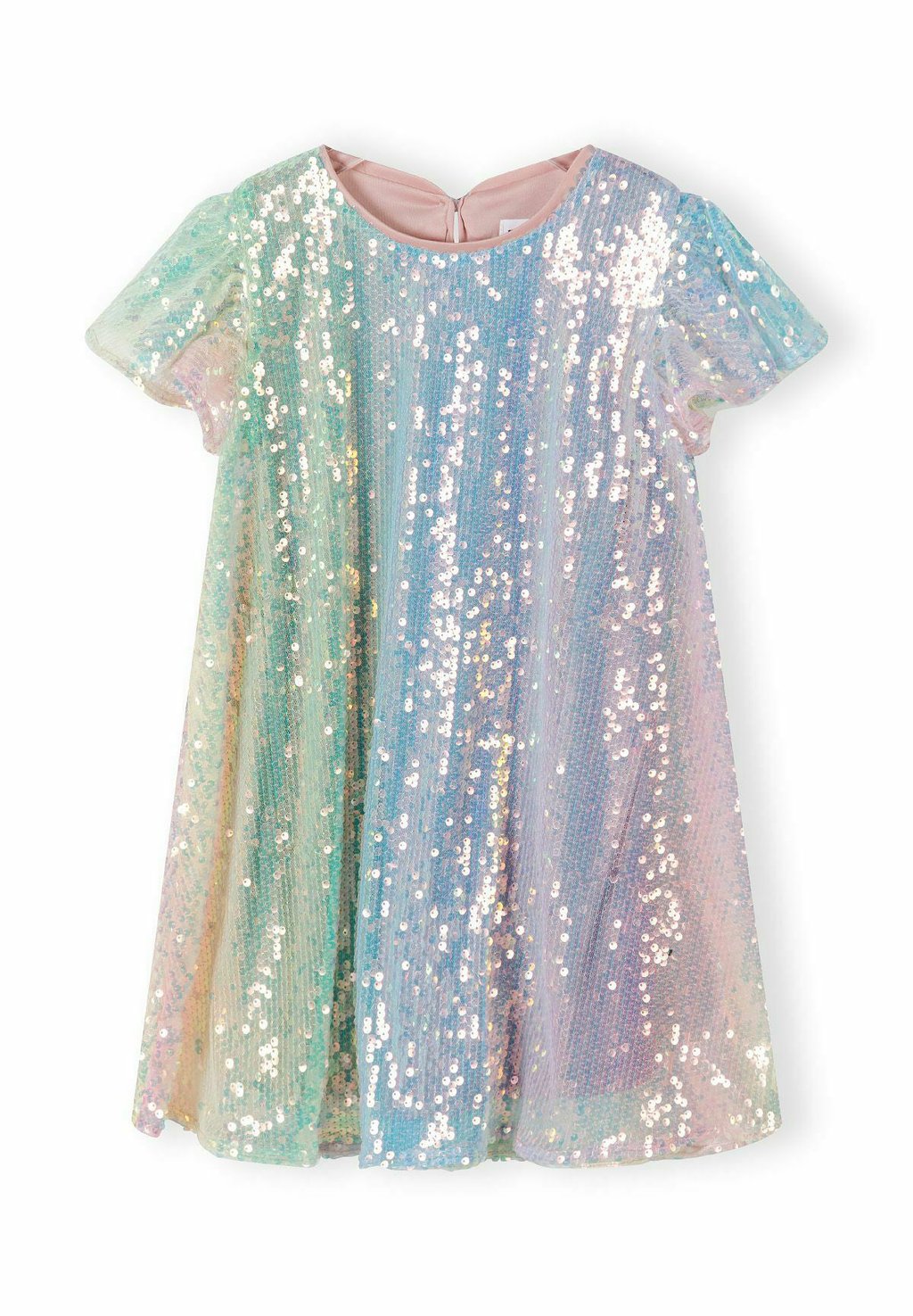 

Элегантное платье FLUTTER SLEEVE SEQUIN MINOTI, синий