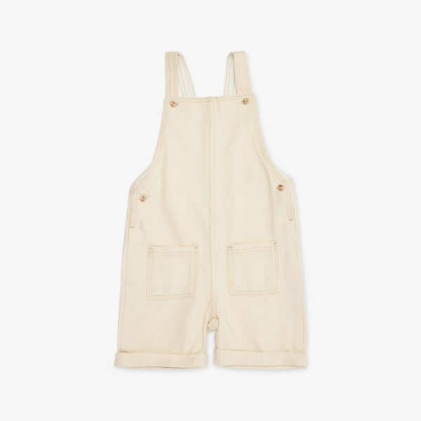 

Комбинезон джинсовый H&M Adorables с квадратным вырезом, белый